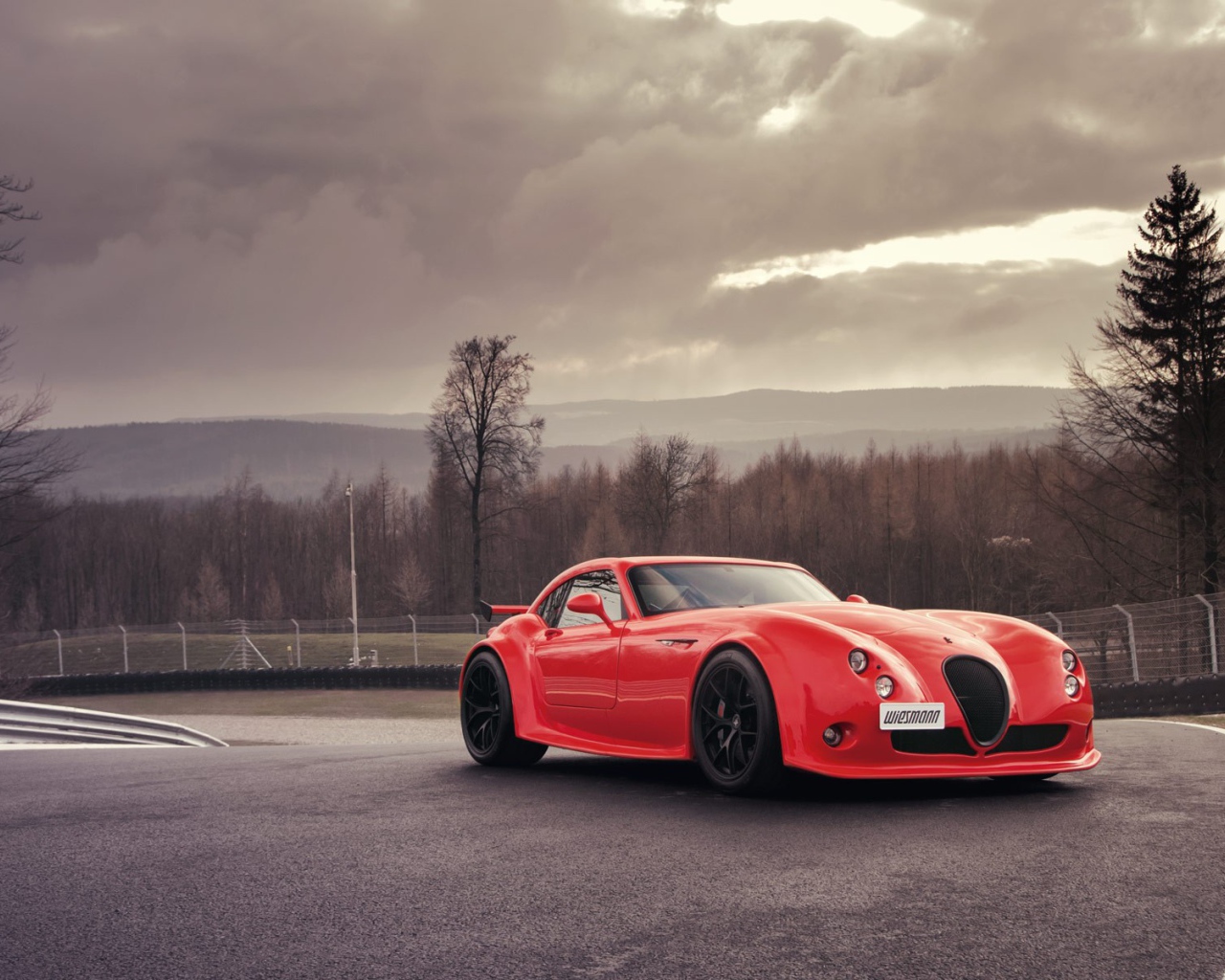 Авто Wiesmann на дороге