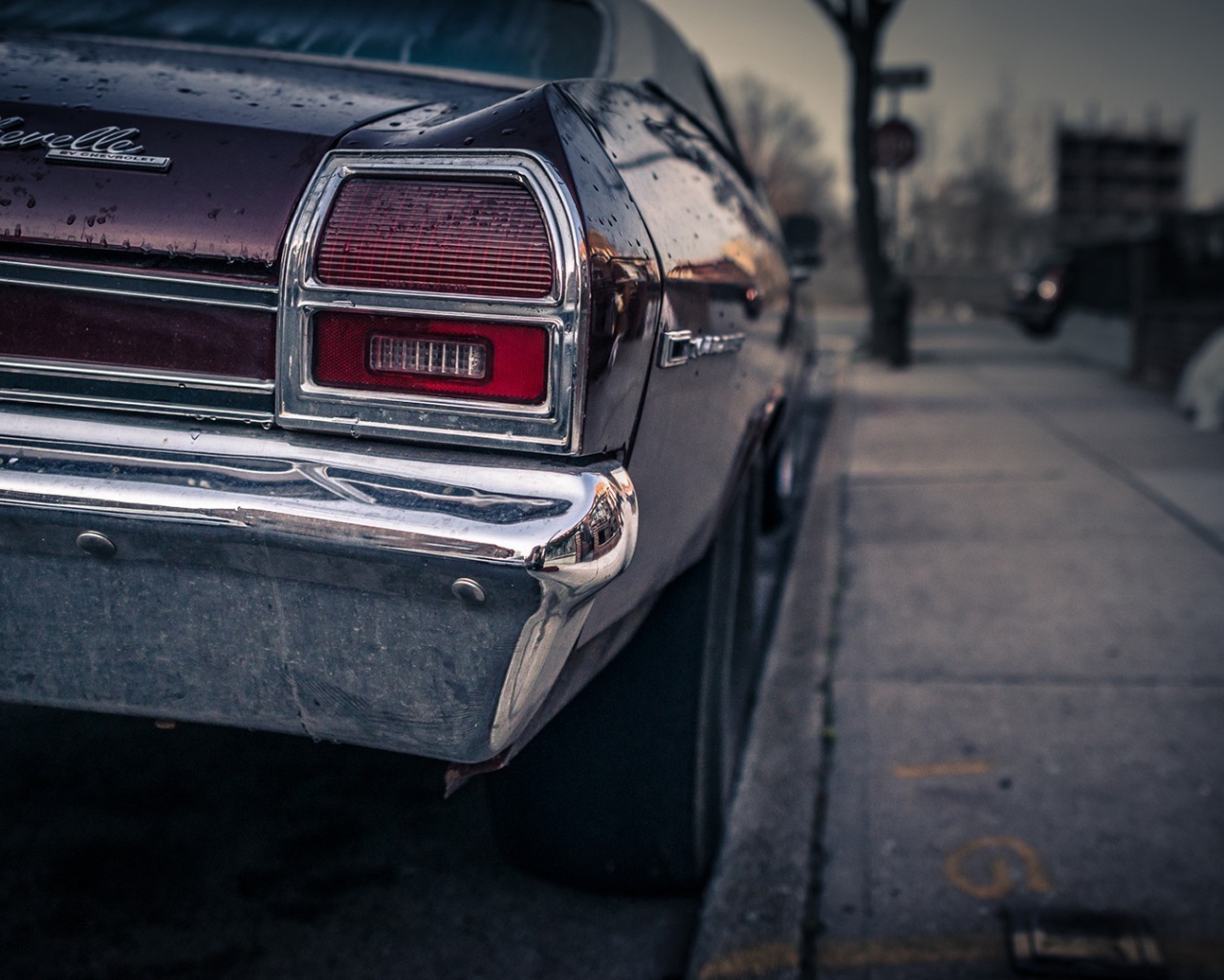 Задние огни старого Chevelle SS