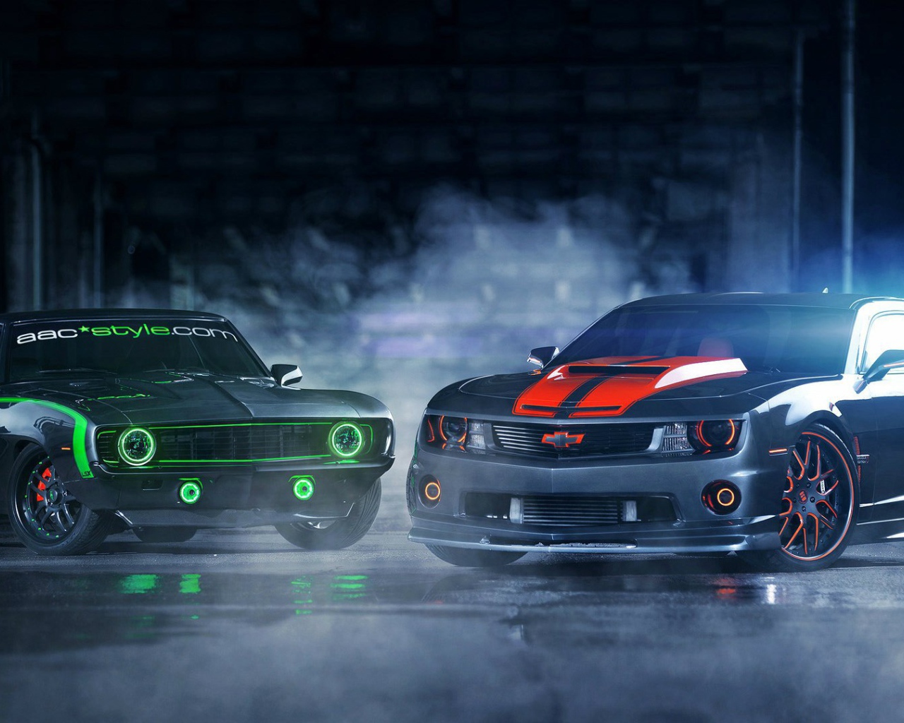 Дед и внук Chevrolet Camaro