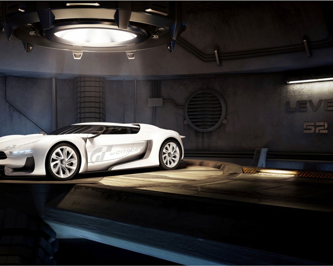 Белый  Citroën Gran Turismo