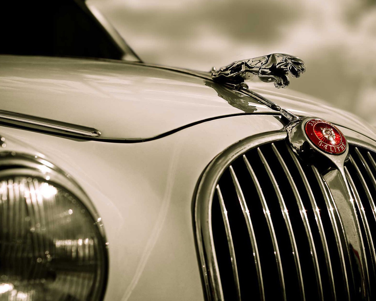 Фигурка на капоте Ягуара