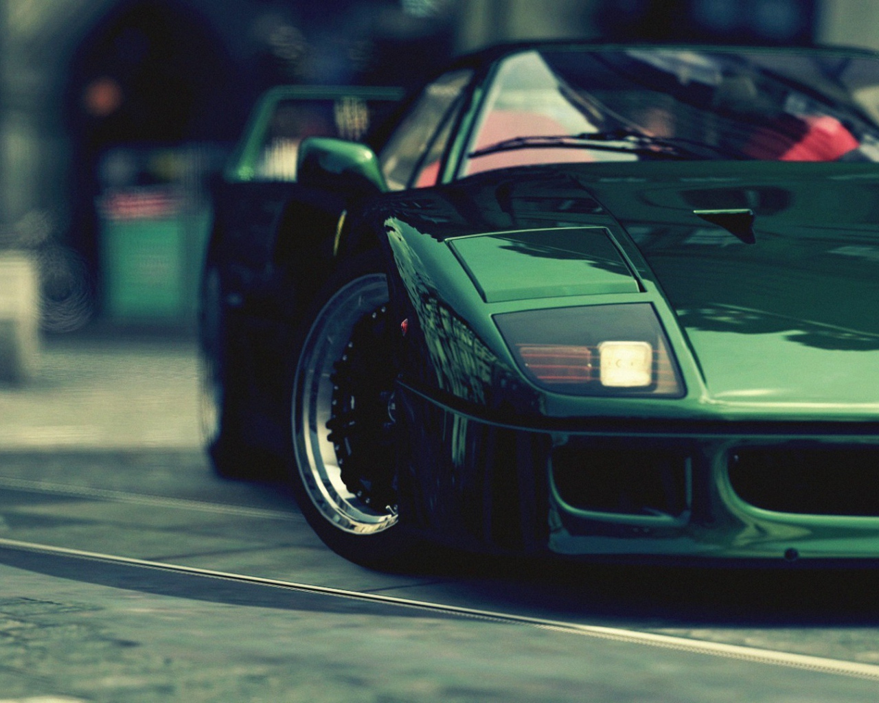 Ламборгини зеленый металлик