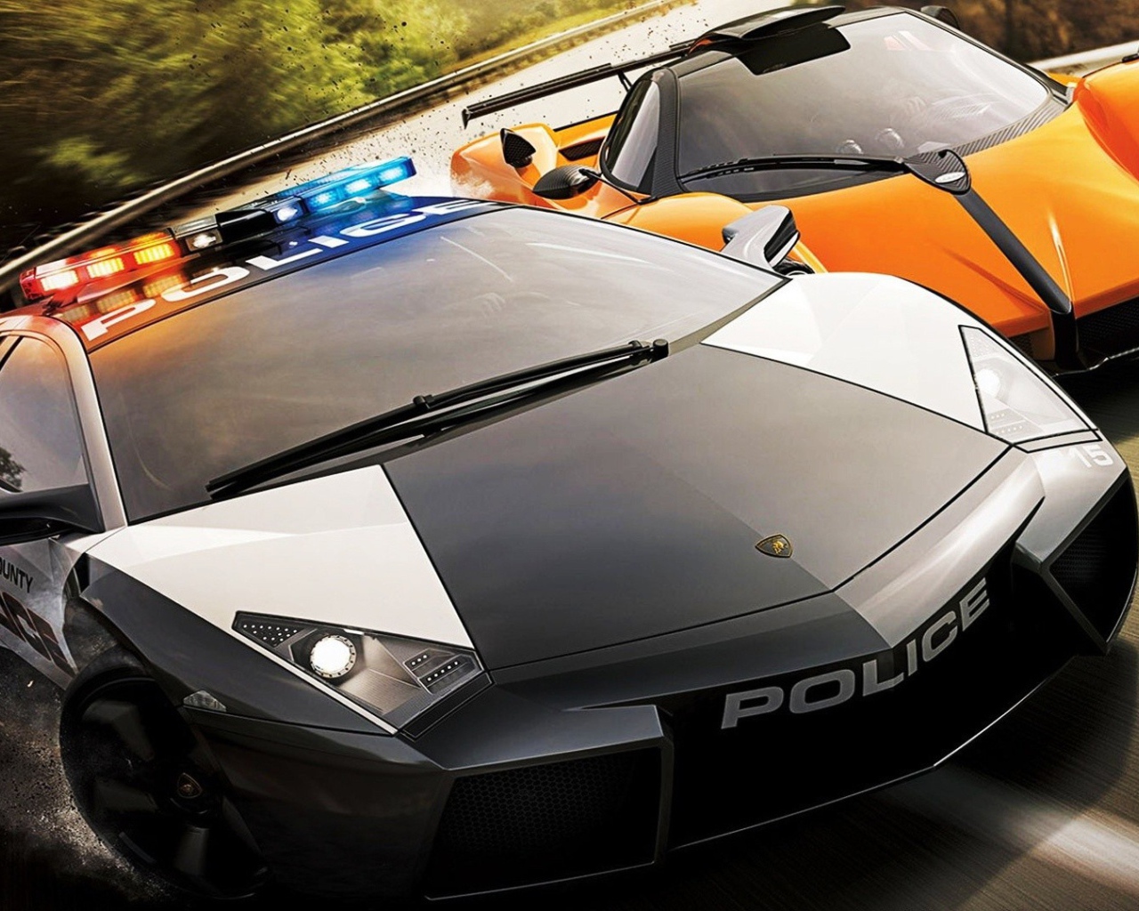 Полицейский Lamborghini Reventon