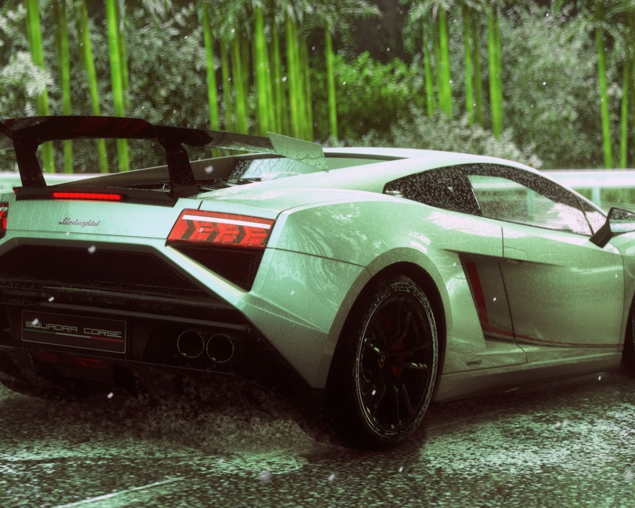 Нежно зеленый цвет Ламборгини