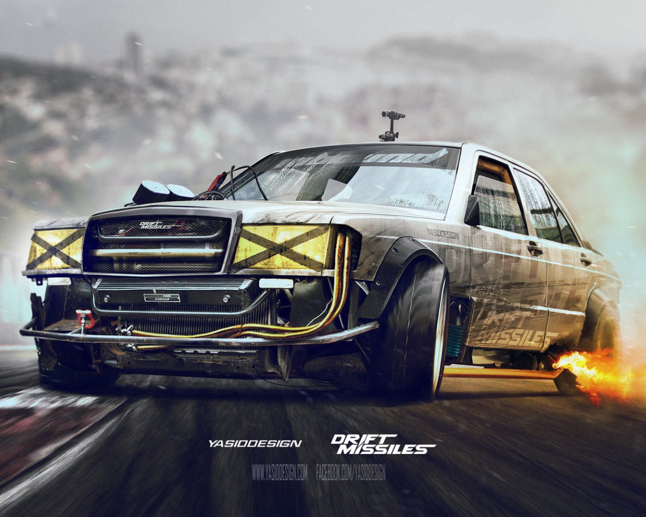 Автомобиль Мерседес, Drift missile
