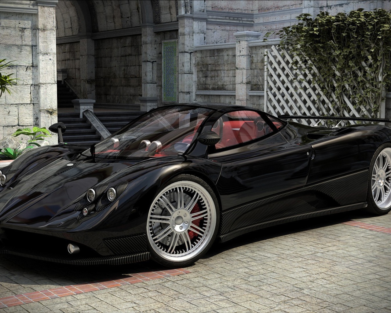 Черный спортивный Pagani