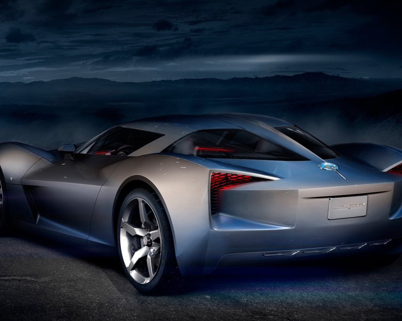 Стильный концепт кар автомобиля будущего