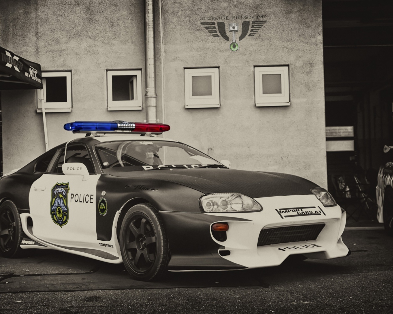 Полицейский автомобиль Toyota Supra