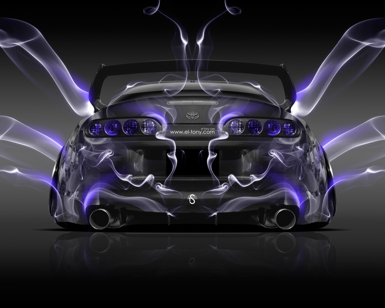 Голубая энергия Toyota Supra