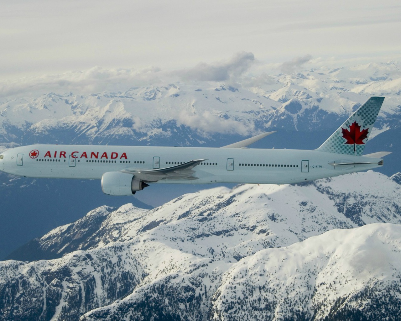 Самолет Канадских авиалиний