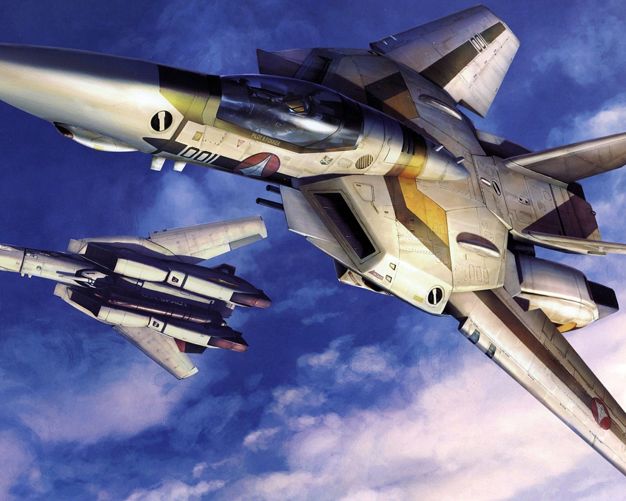 Пилоты истребителей показывают высший пилотаж