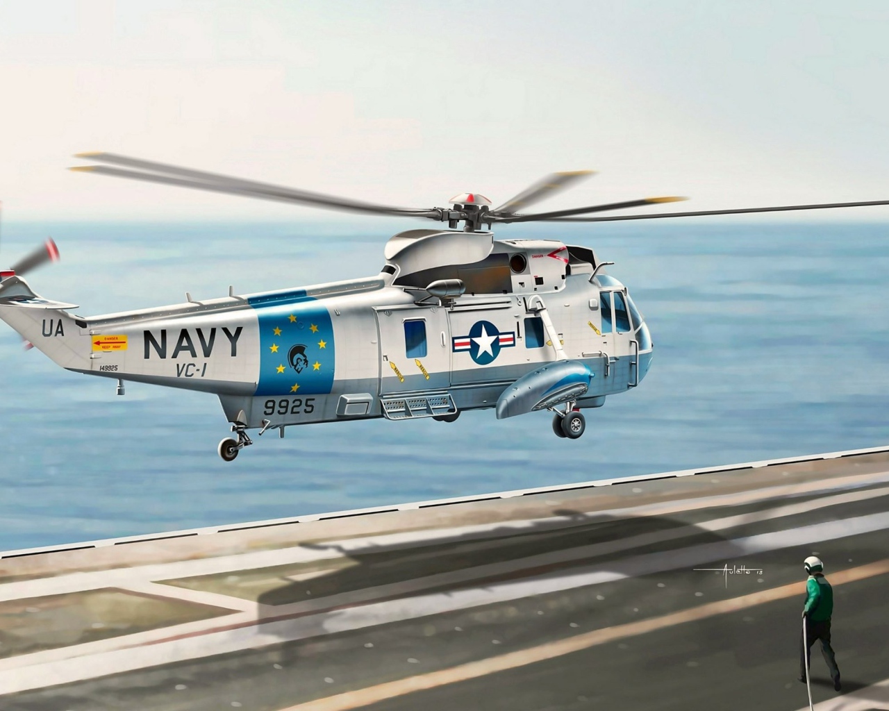 Вертолет ВМФ Sikorsky SH-3 Sea King