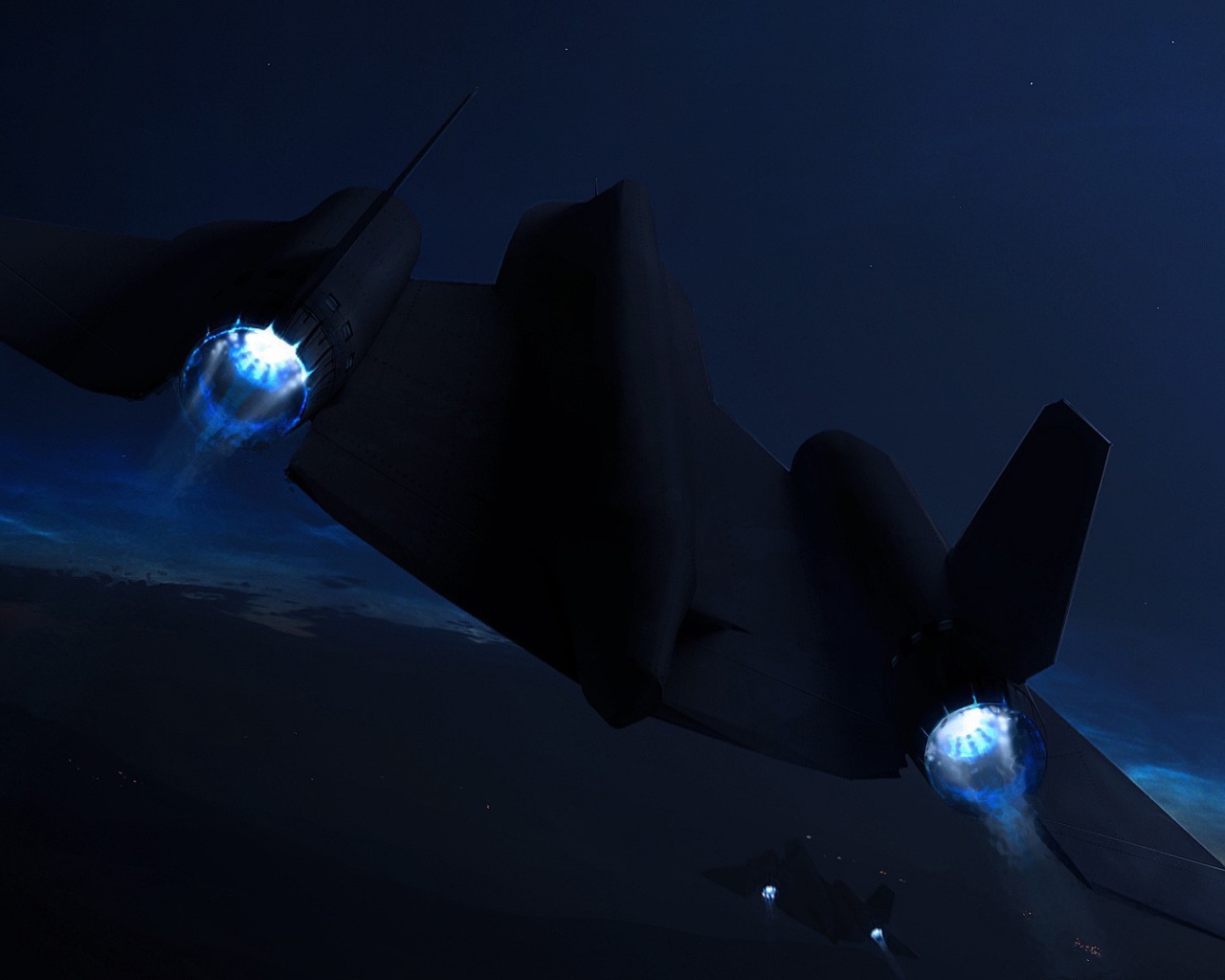 Самолет невидимка Lockheed SR-71 Blackbird