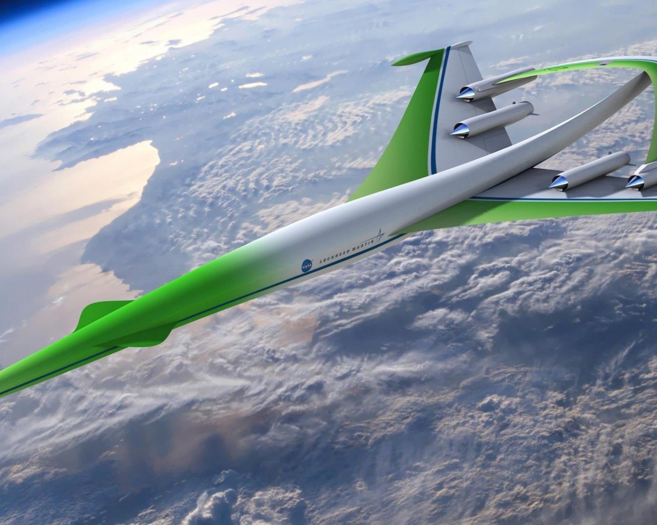 Supersonic Green Machine - концепция самолета NASA