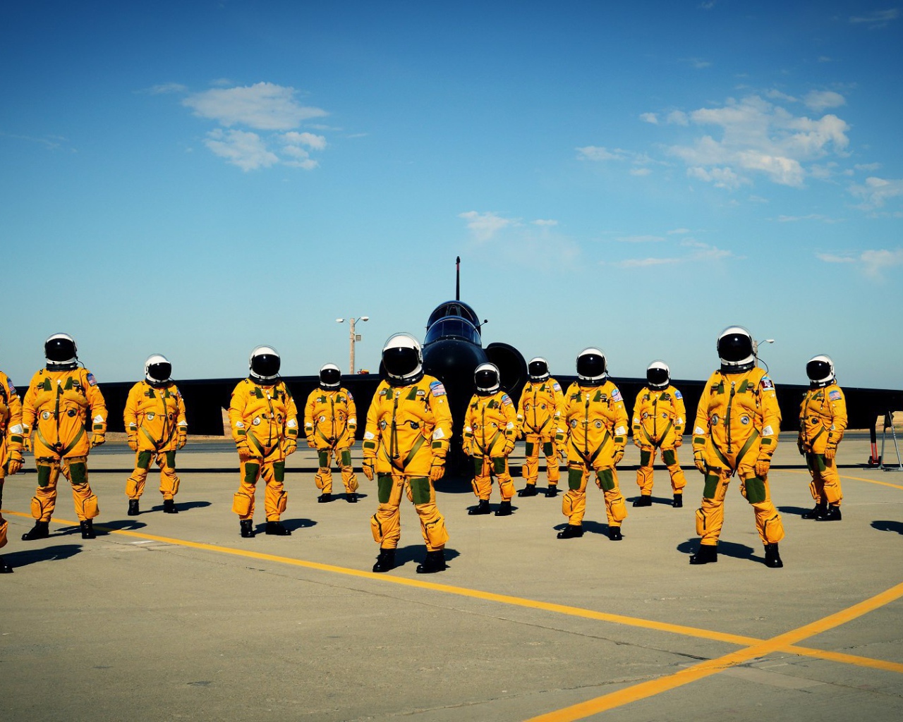 Пилоты высотного самолёта-разведчика Lockheed U-2