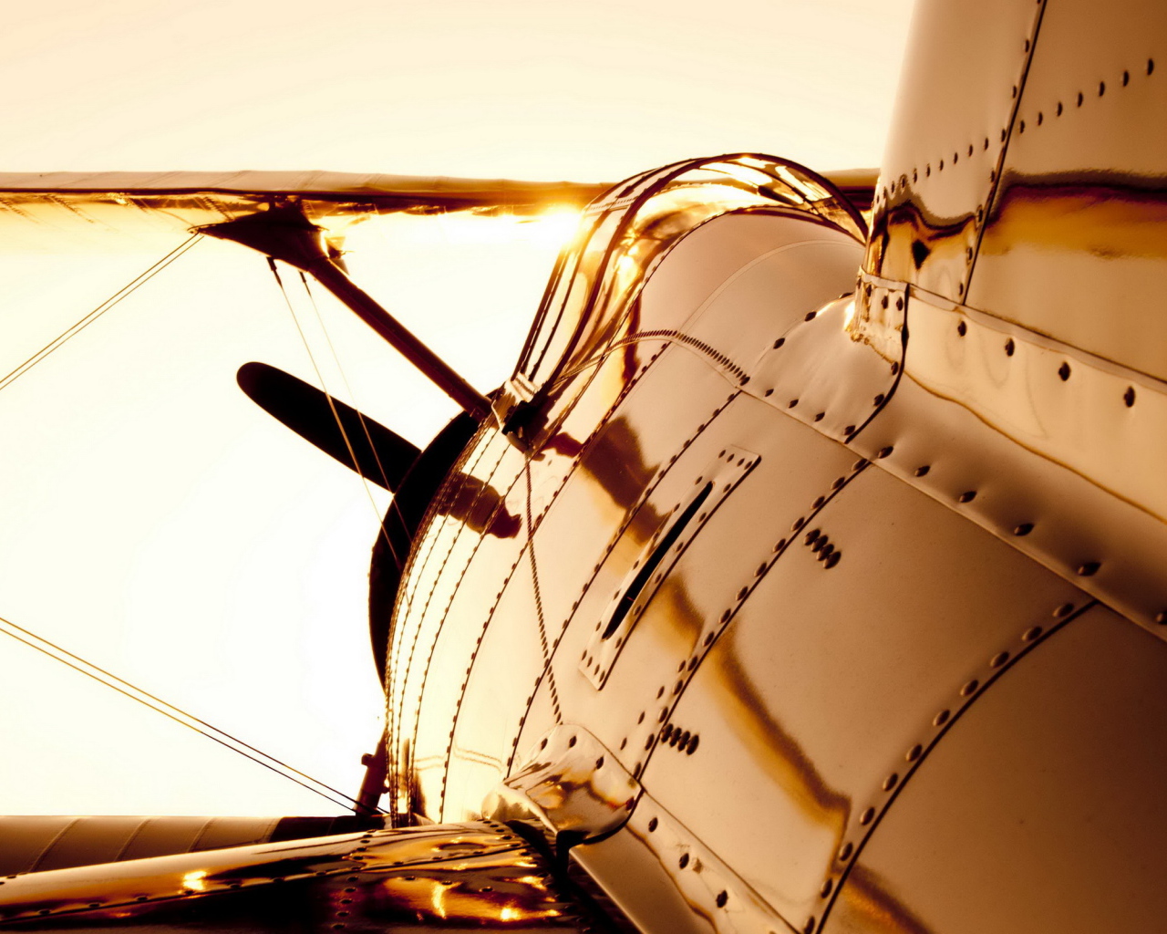 Самолет от хвоста до винта