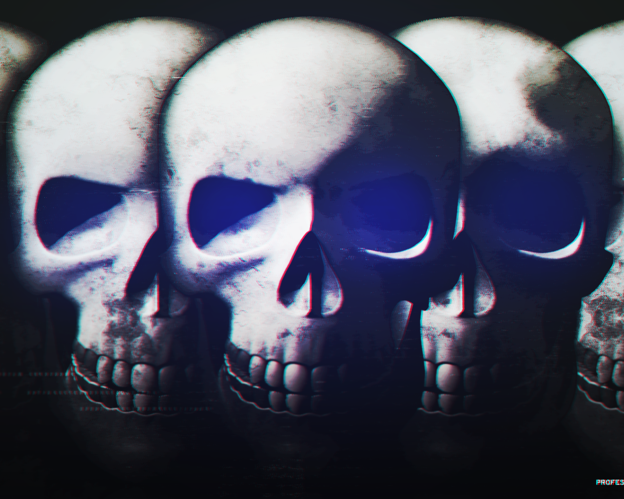 Злобные черепа, фон