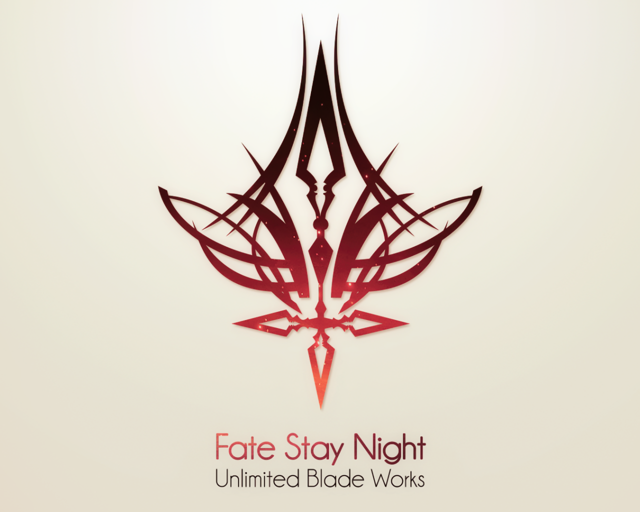 Символ аниме Ночь прибытия на сером фоне