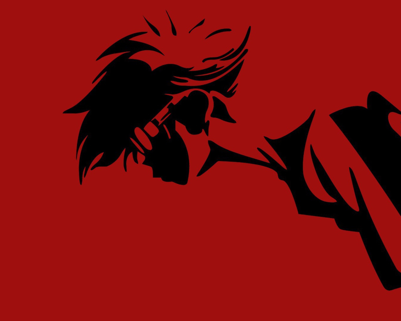 Аниме Ковбой Бибоп, красный фон