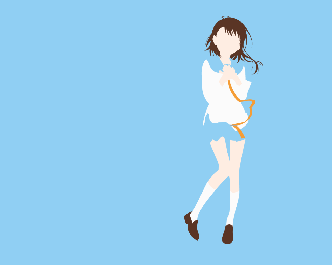 Аниме манга Nisekoi, голубой фон