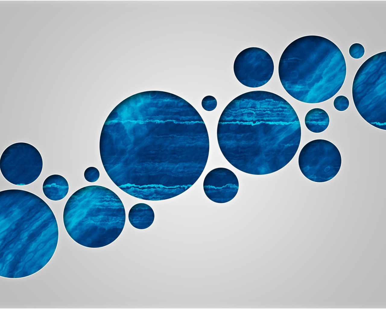 Фон из голубых кругов