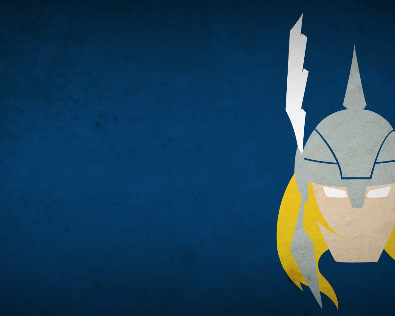 Синий фон с Тором