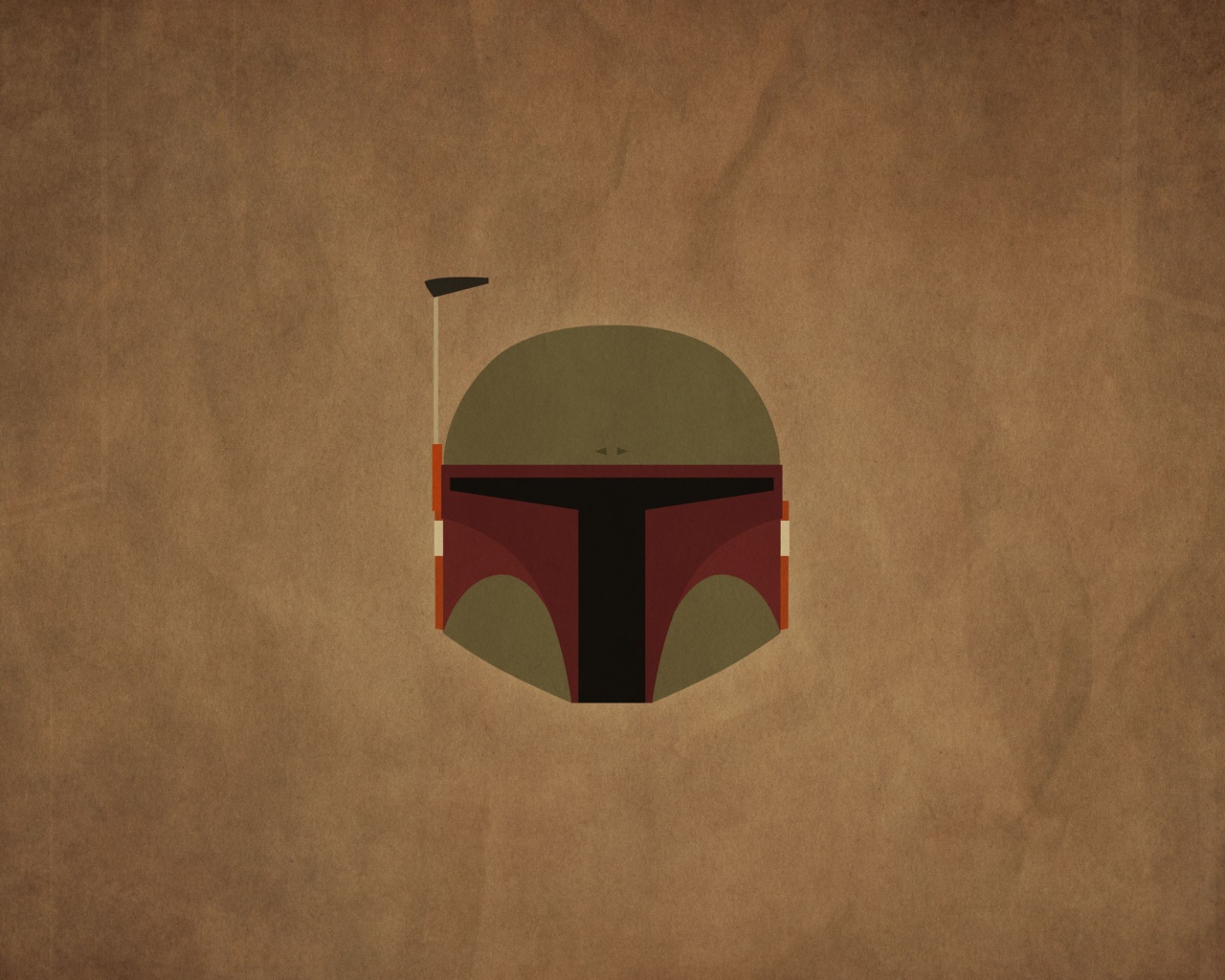 Бобба Фет Звездные войны, коричневый фон