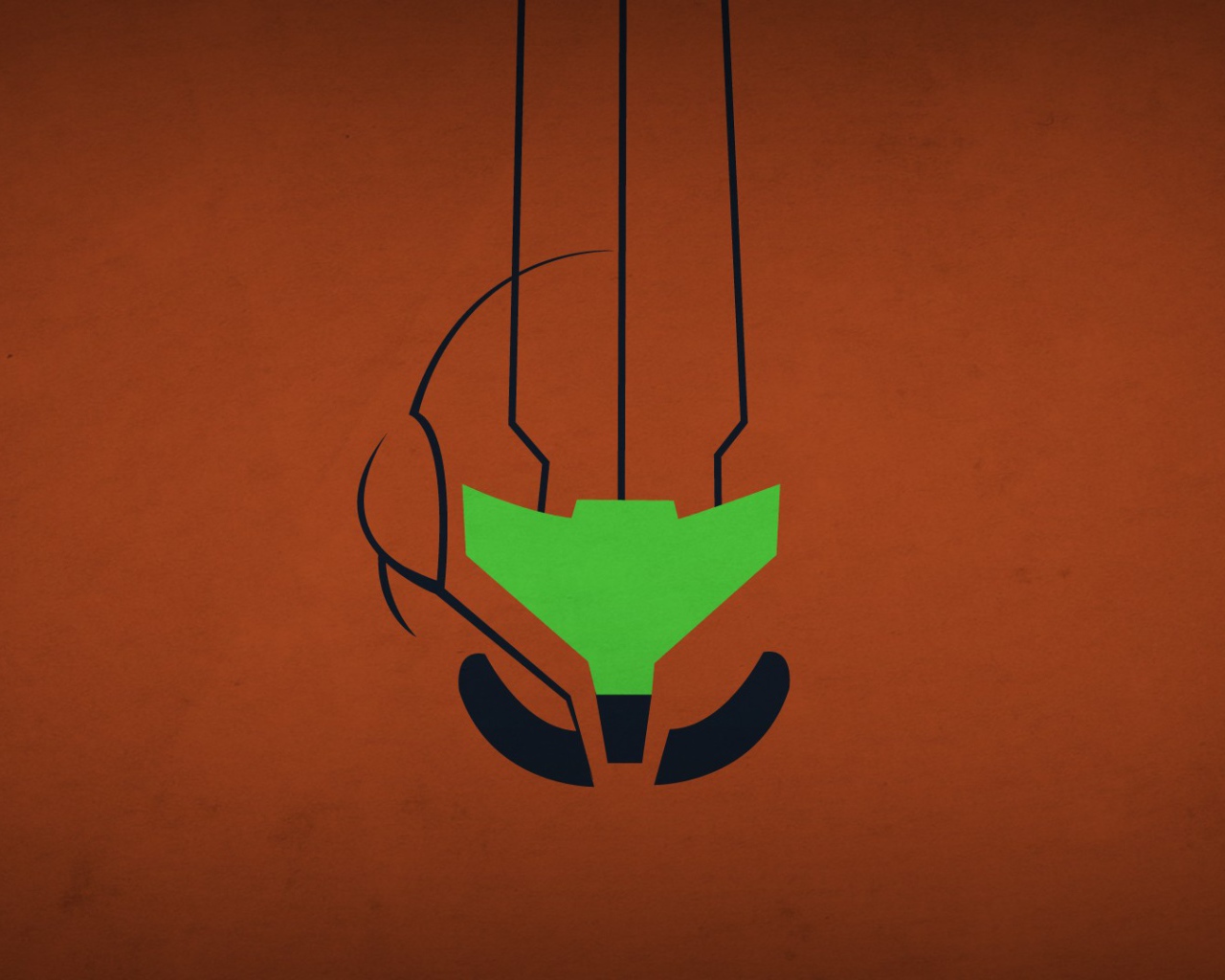 Коричневый фон, игра Metroid