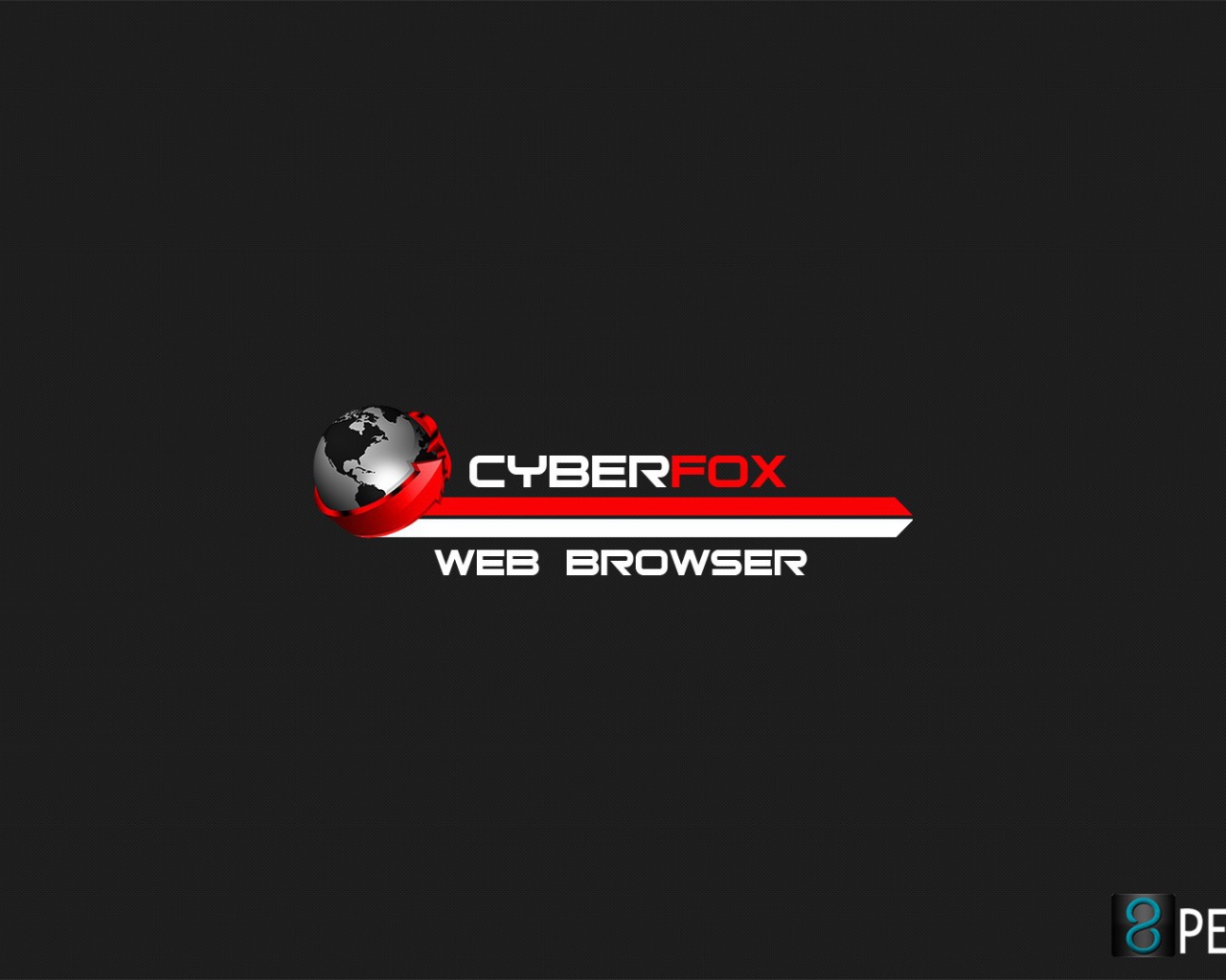 Браузер Cyberfox, красный на сером фоне