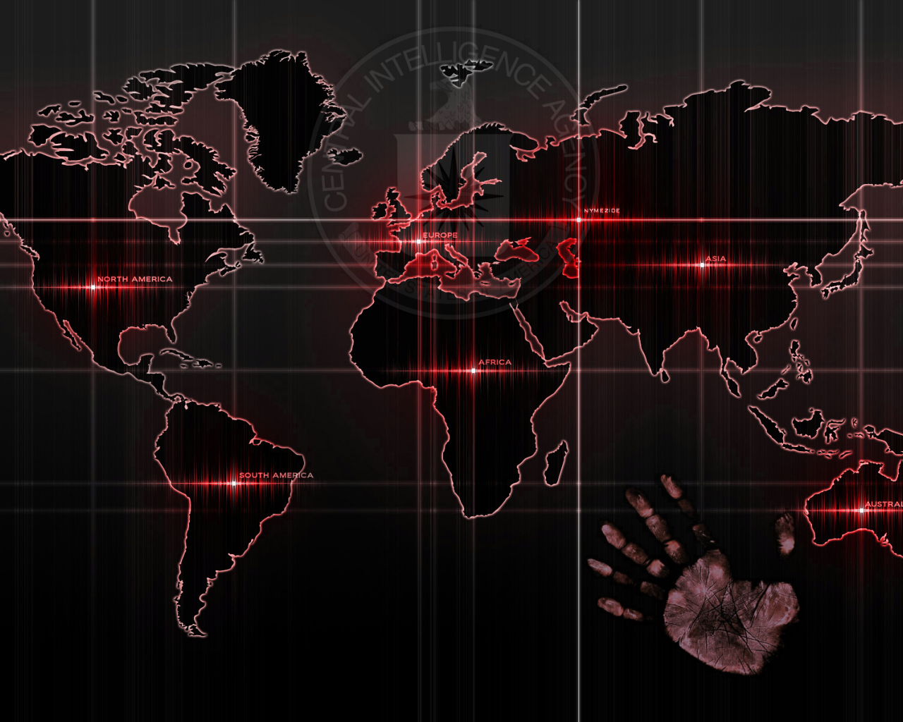 Карта мира ЦРУ