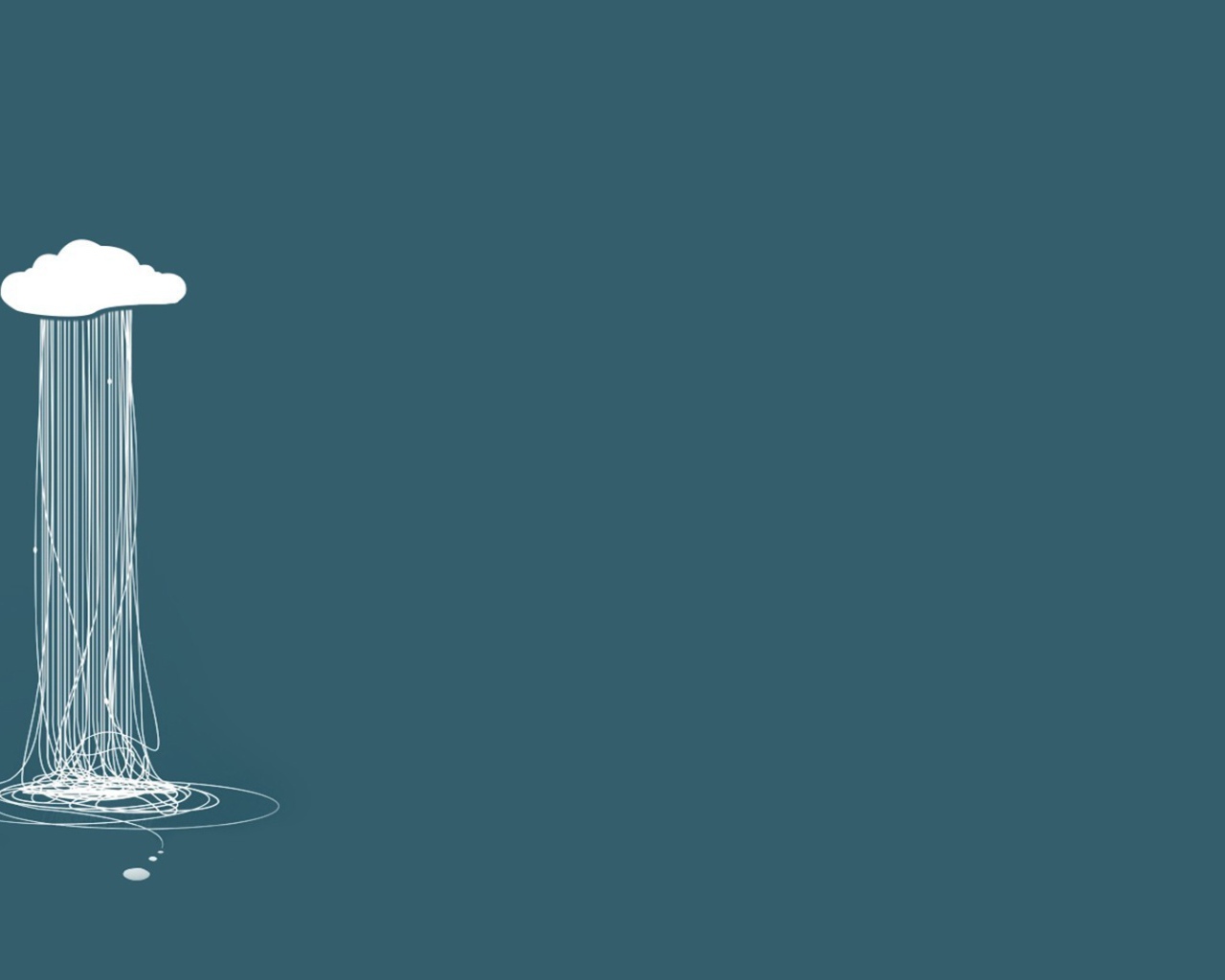 Тучка пролилась дождем