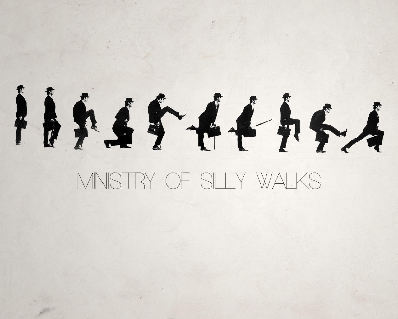 Комик группа Монти Пайтон, серый фон