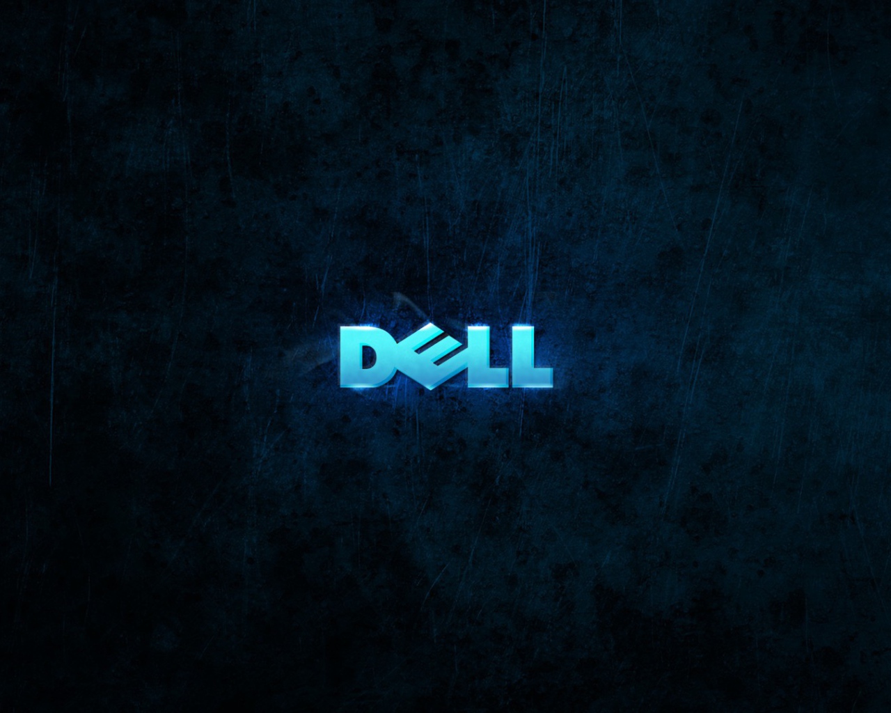 Логотип ДЕЛЛ на сине черном фоне