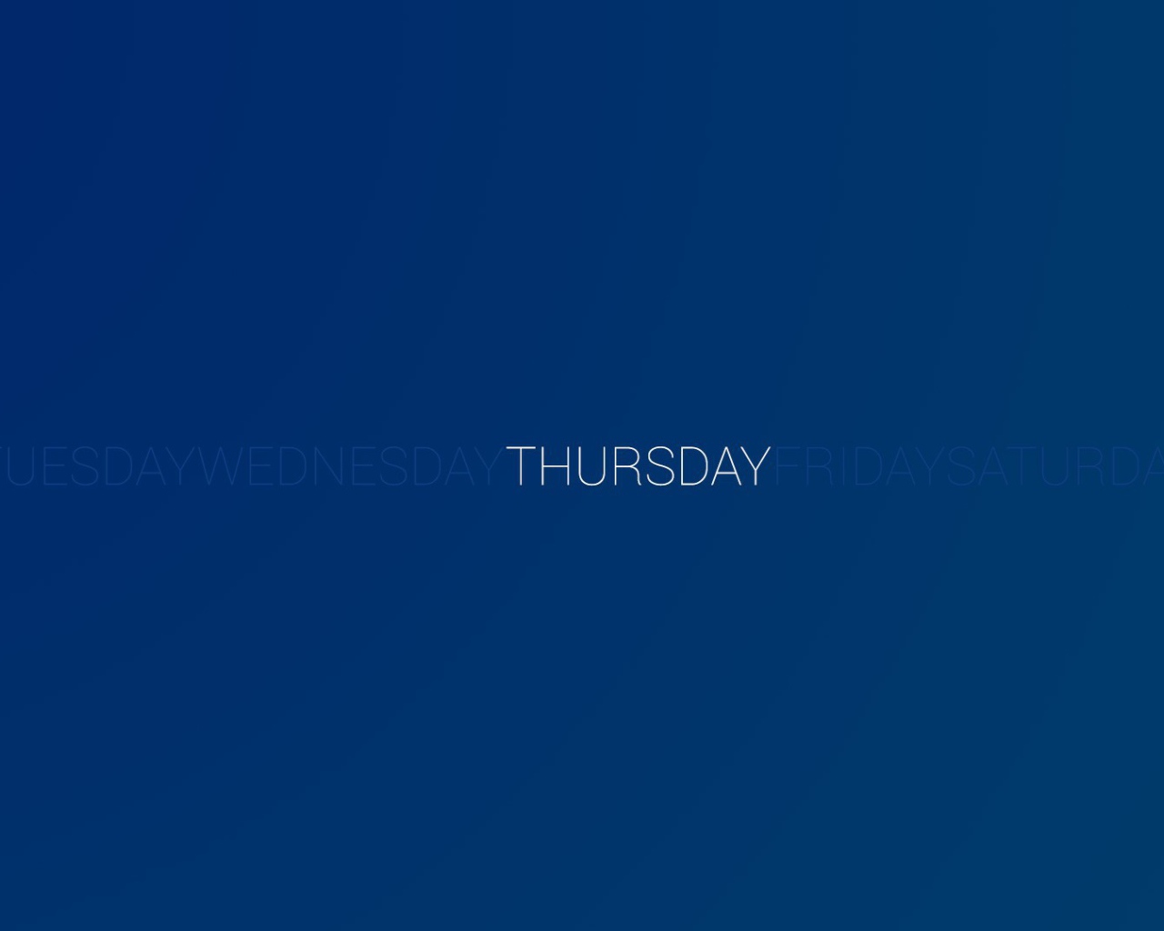 День недели четверг