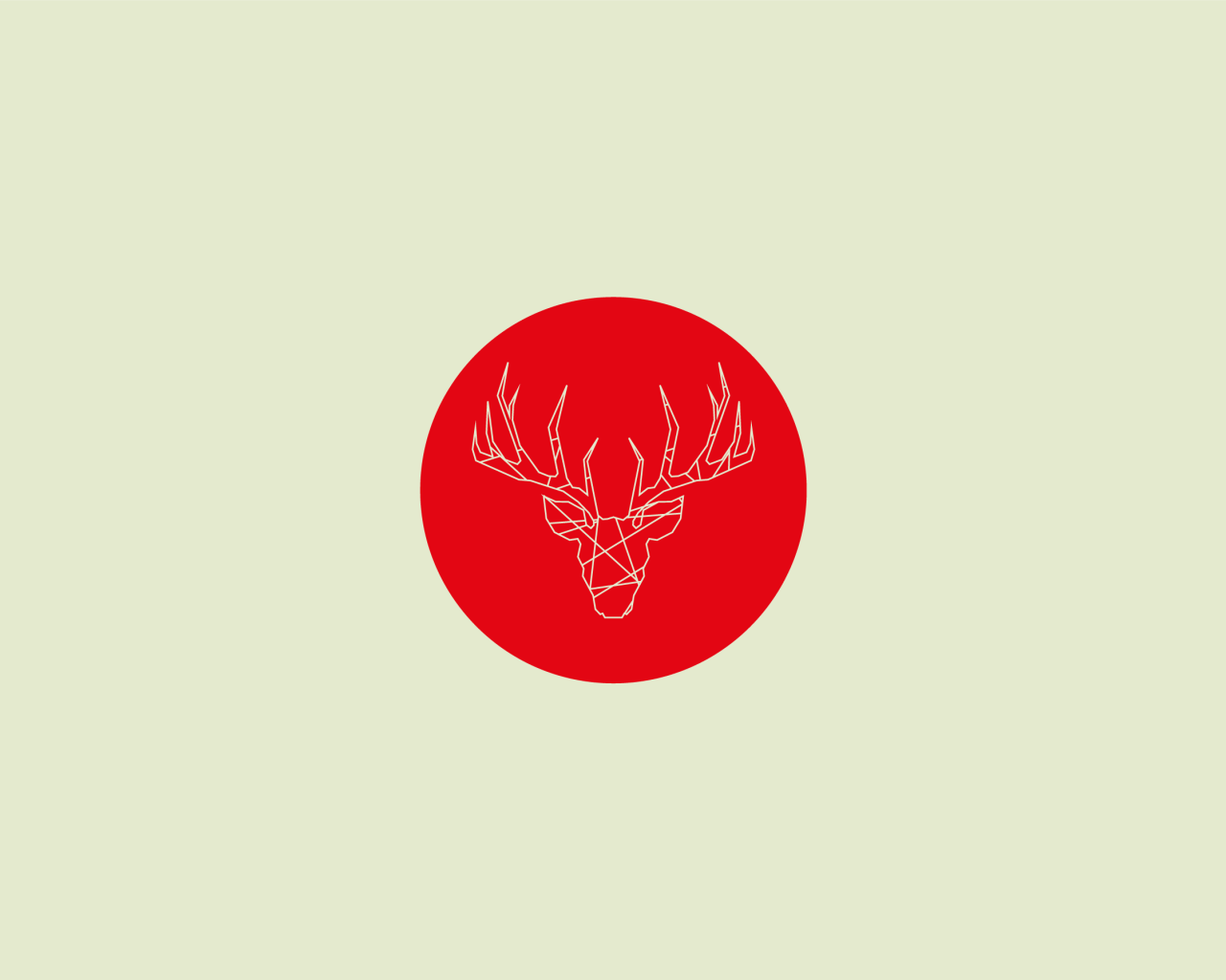 Олень на флаге Японии