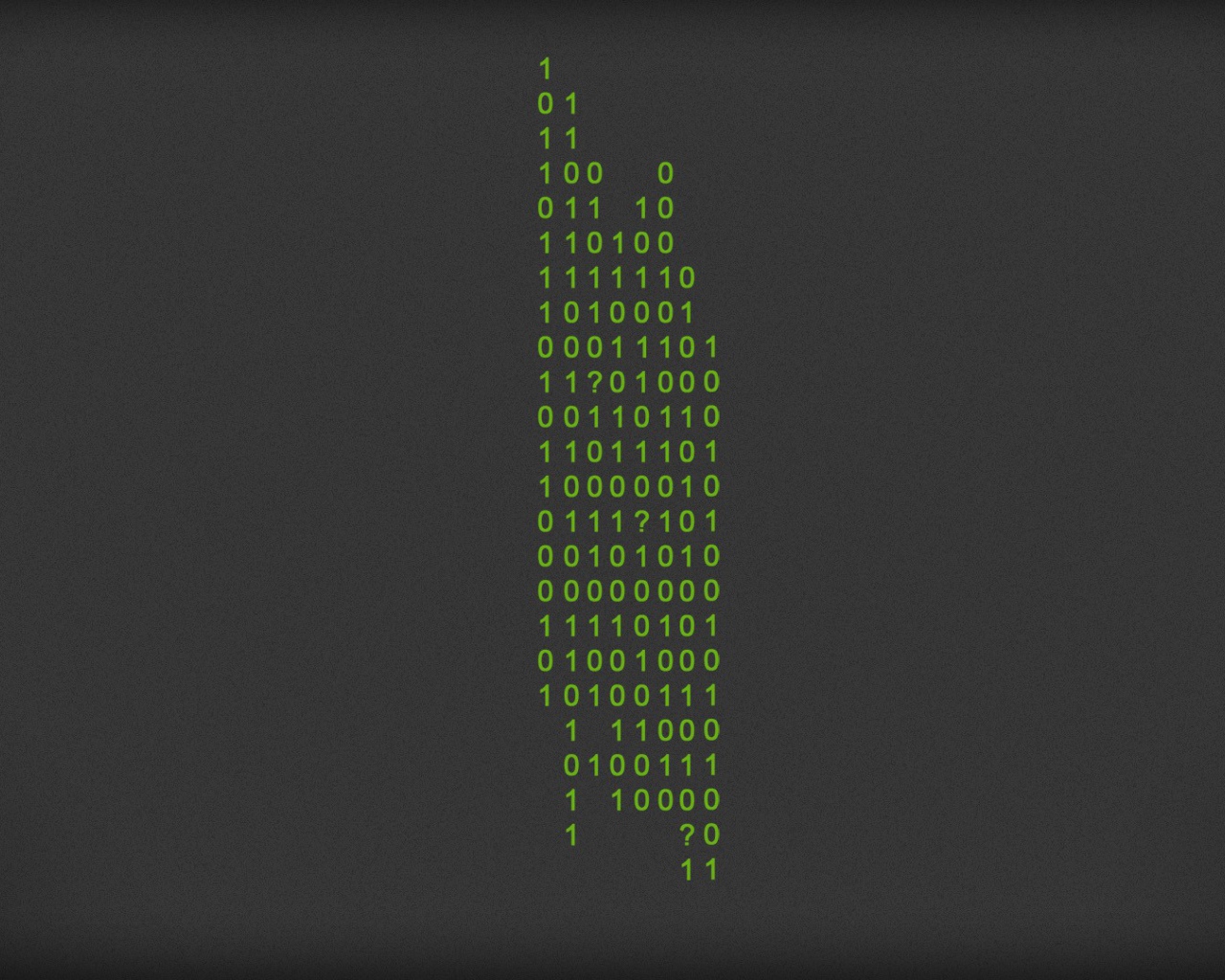 Цифровой орнамент на сером фоне