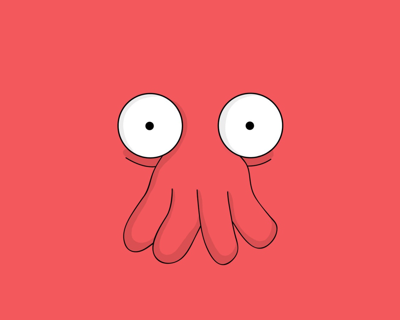 Доктор Зойдберг, розовый фон