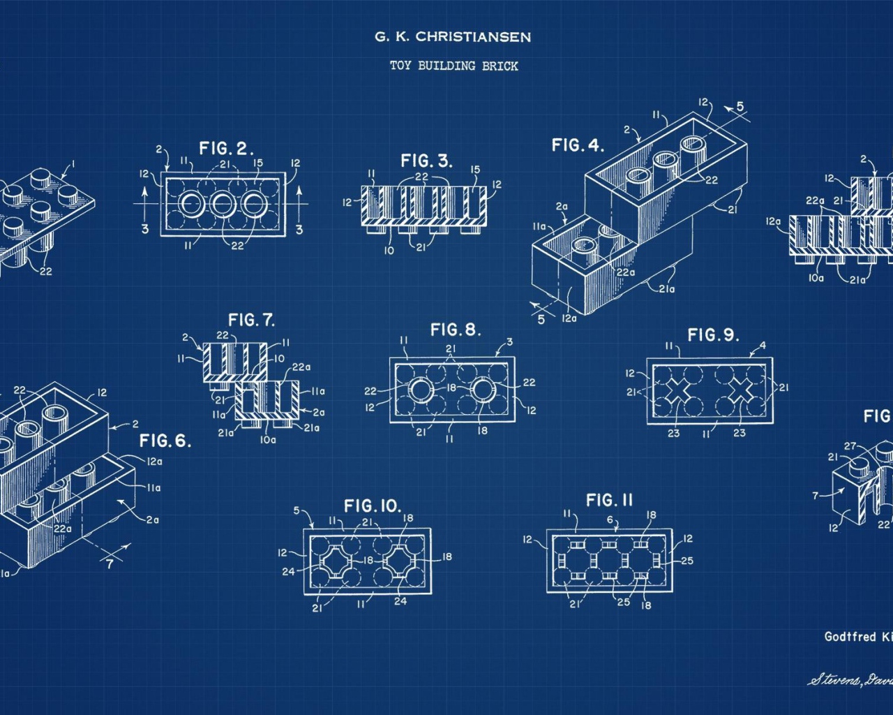 Чертеж фигурок ЛЕГО