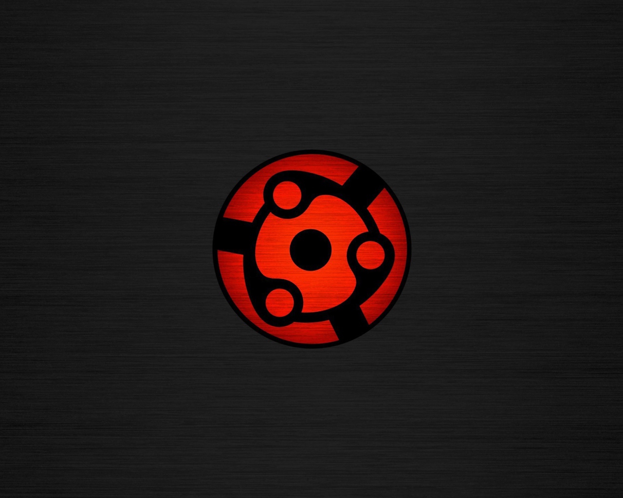 Глаз Шаринган аниме, серый фон