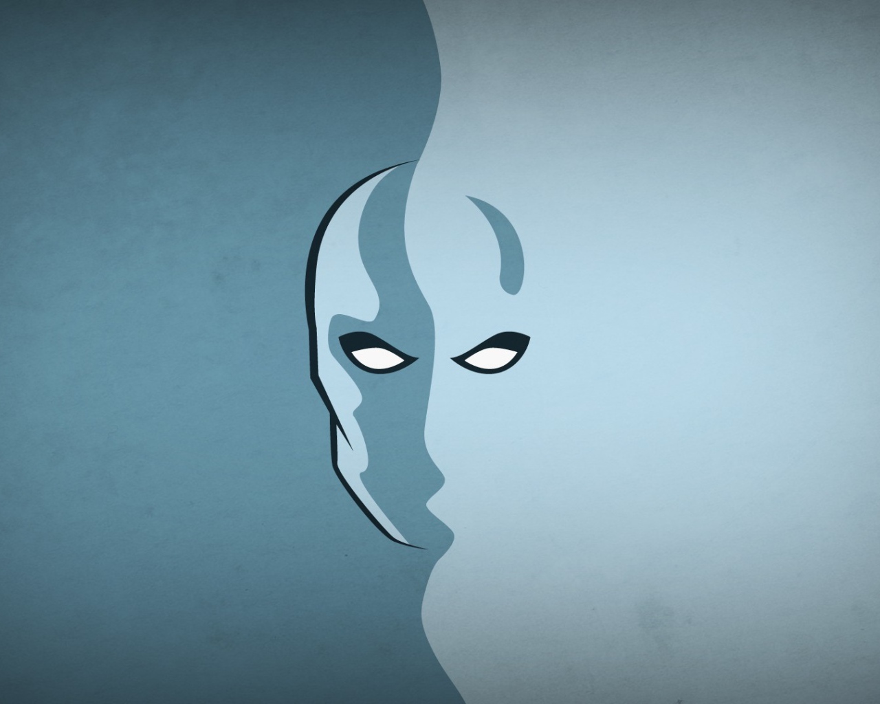 Лицо Серебряного Сёрфера, серый фон