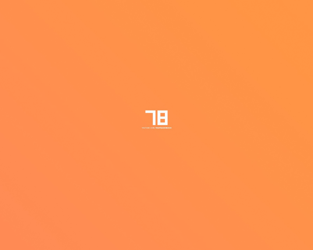 Цифры, оранжевый фон