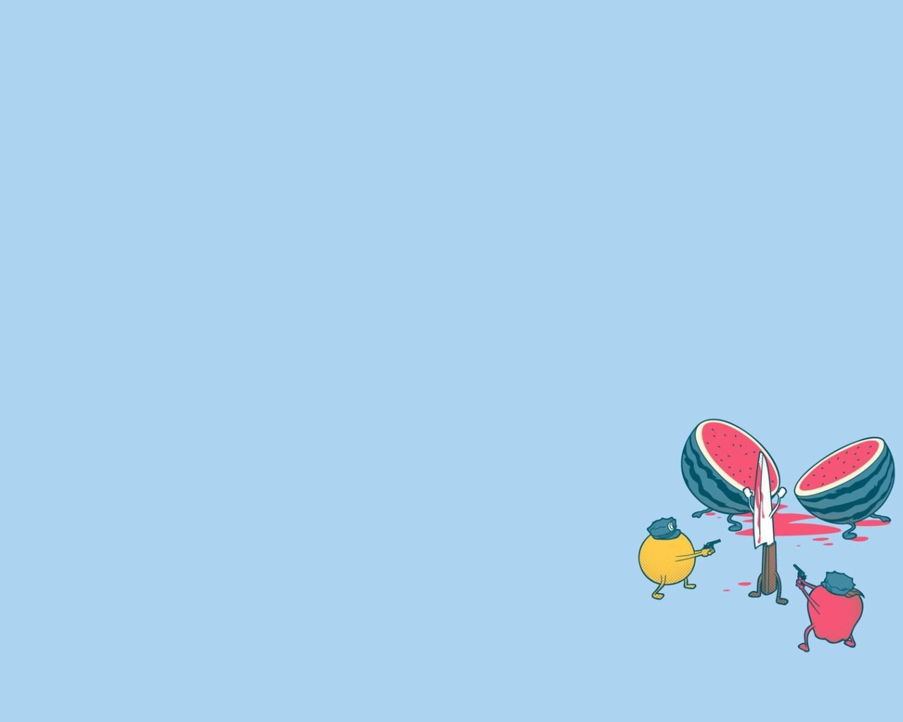 Фруктовая полиция задержала нож