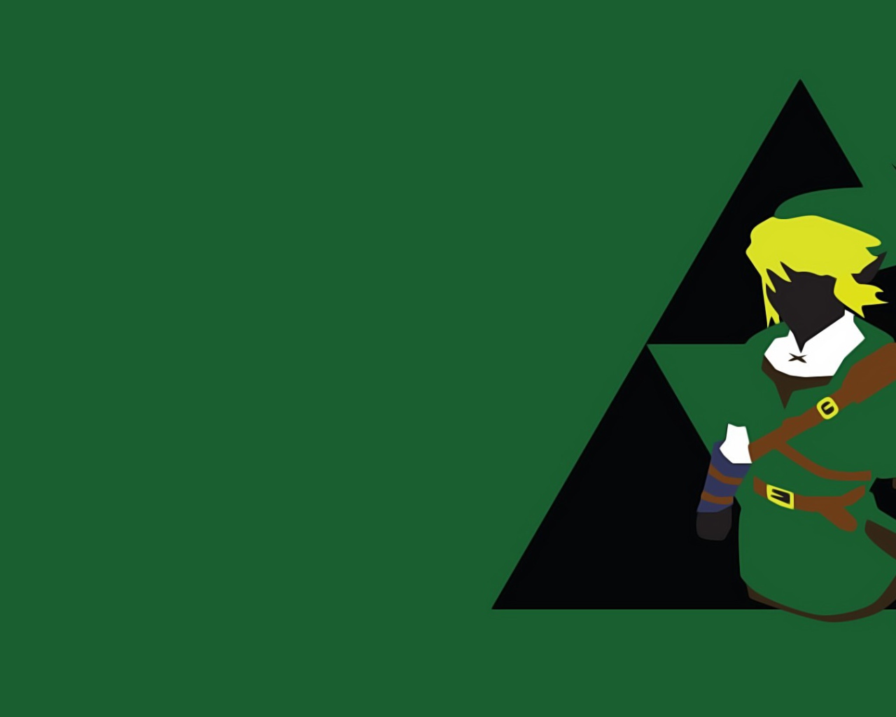 Игра The Legend of Zelda, зеленый фон