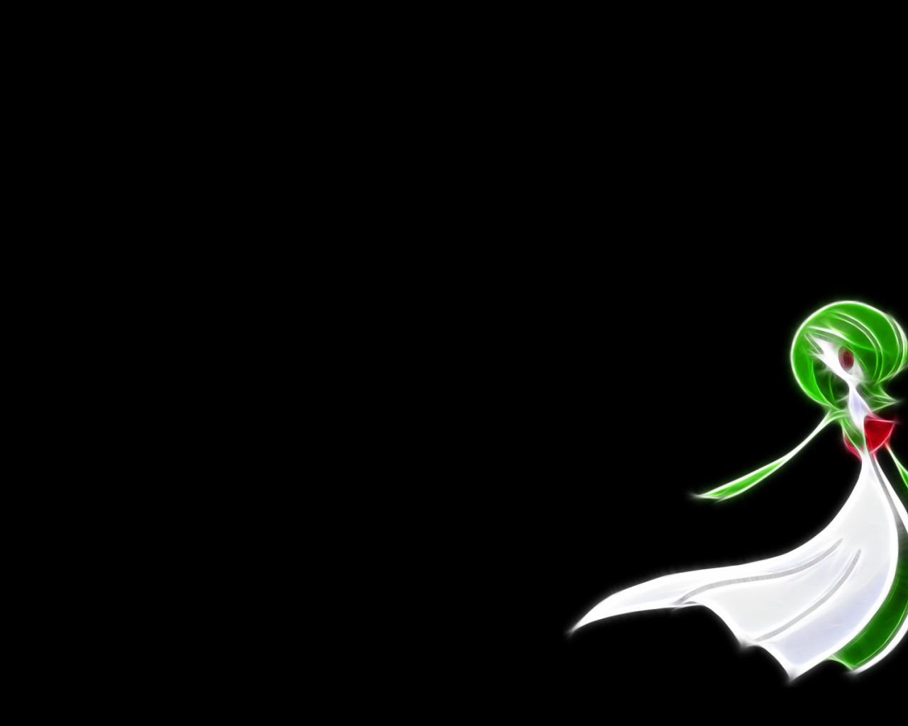 Гардевуар на черном фоне