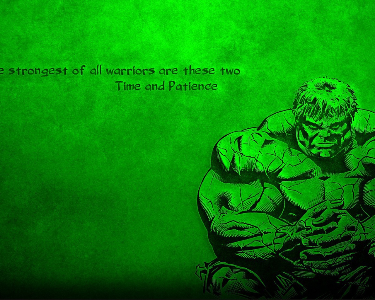Зеленый фон, Халк