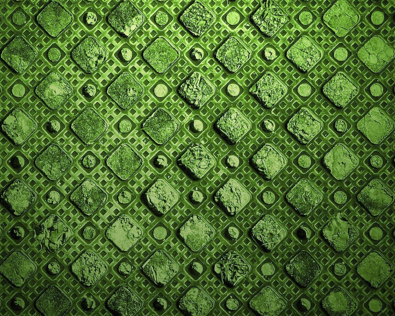 Зеленый орнамент, фон