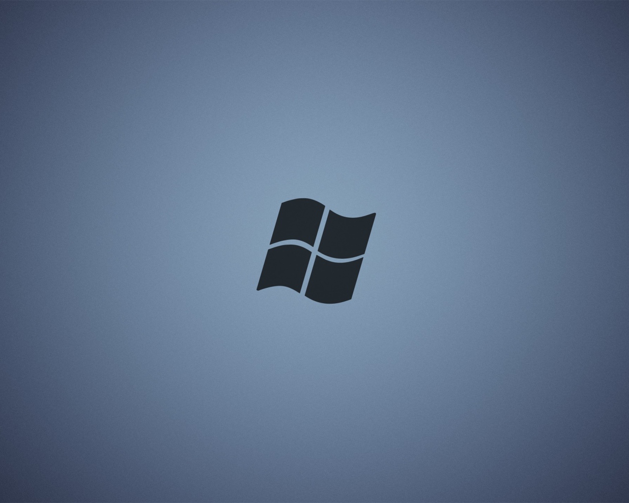 Серый логотип Майкрософт, сине-серый фон
