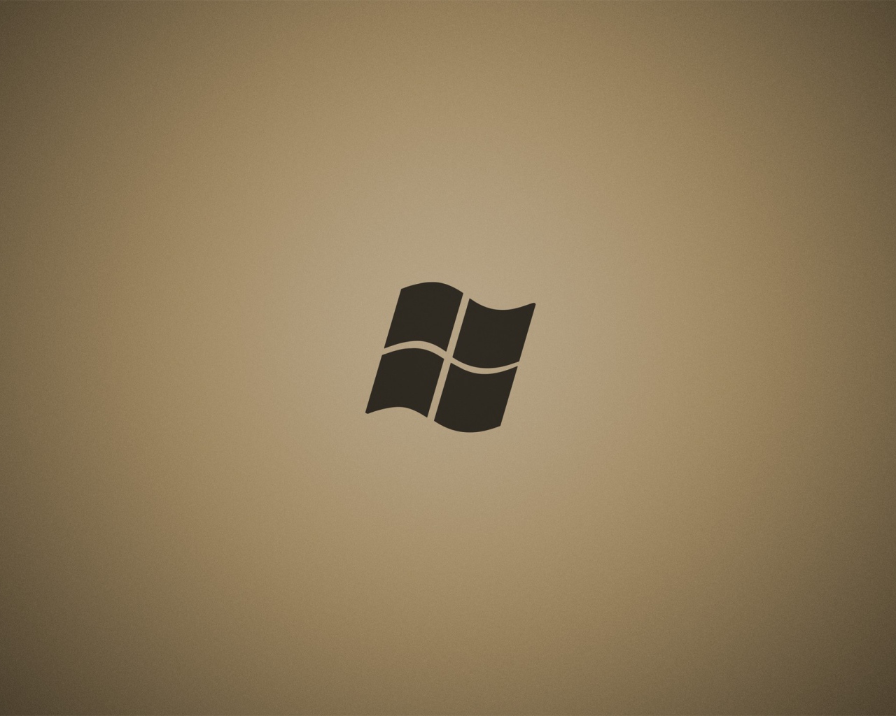 Серый логотип Майкрософт, коричневый фон