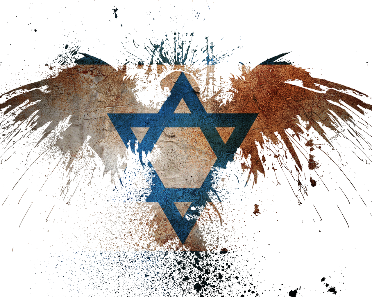 Флаг Израиля, орел