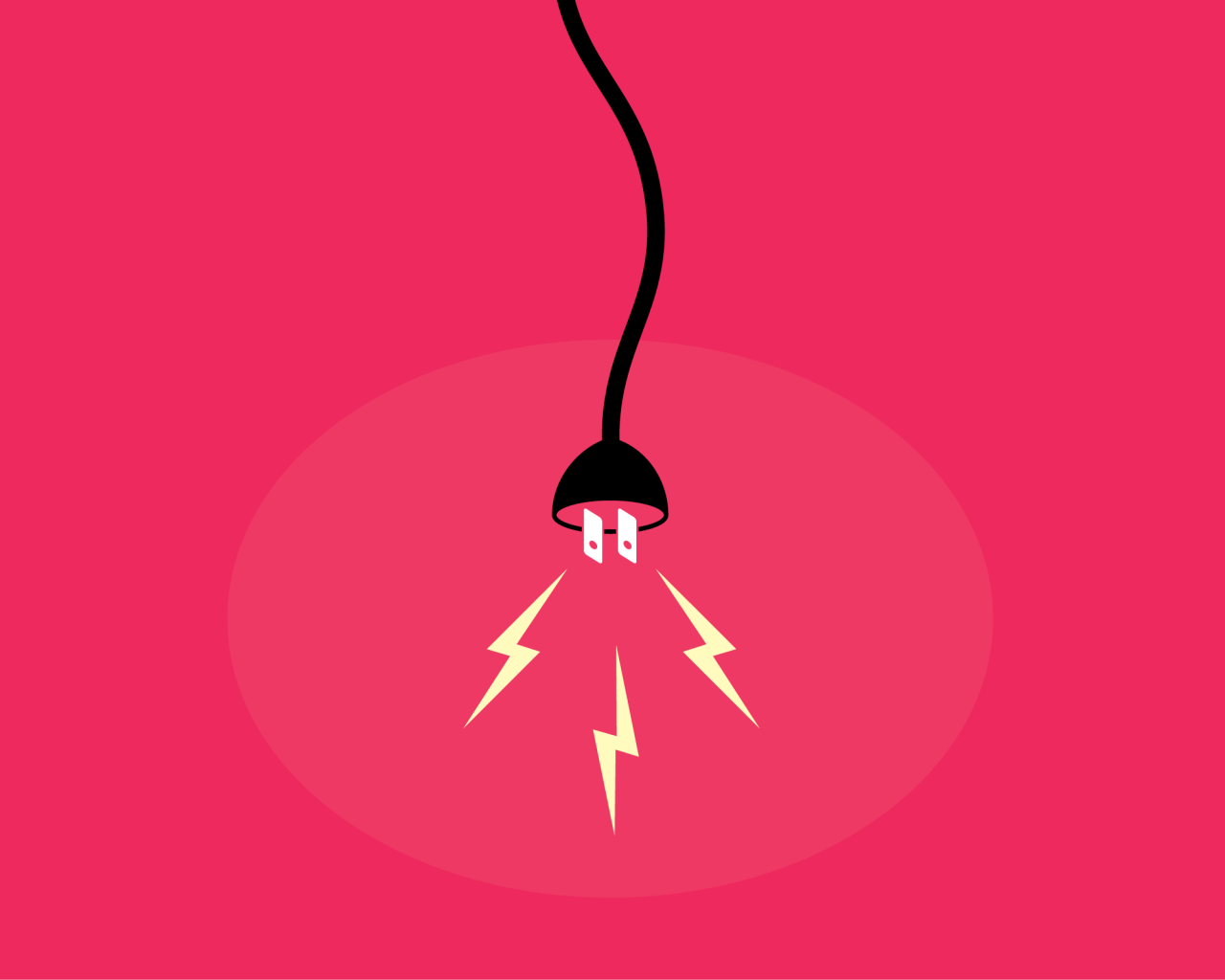 Лампа, розовый фон